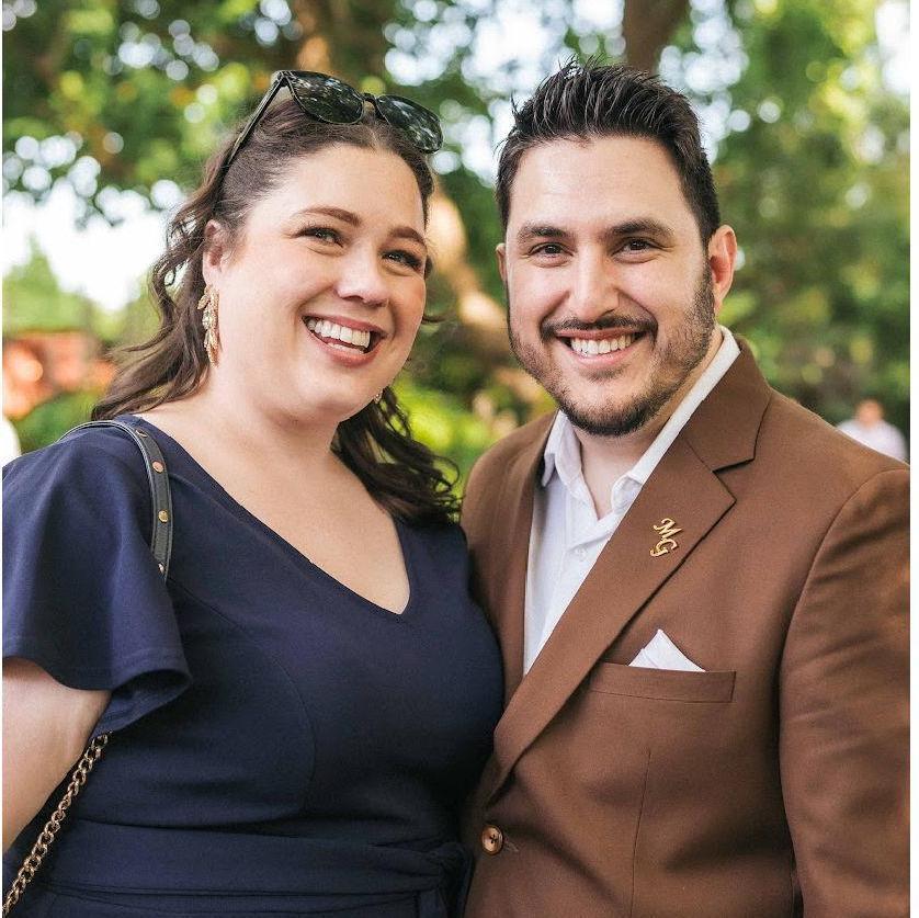 At Marco's sister Crystal's wedding in June 2024.
