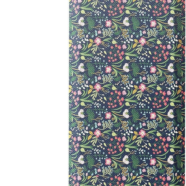 Ophanie Kitchen Mats for Floor, 3/4 inch Thick, 20x39 Anti Fatigue Cushioned Mat, Kitchen Rugs, Waterproof, Comfort Ergonomic Standing Mat for Office, Home, Sink, Blue Flower Non-Slip Ridged Bottom