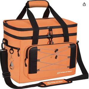 Maelstrom Collapsible Soft Cooler Bag, 24/30/60/75 Cans Beach Cooler, Ice Chest, Leakproof & Portable for Beach, Camping, Road Trips & Grocery Shopping
