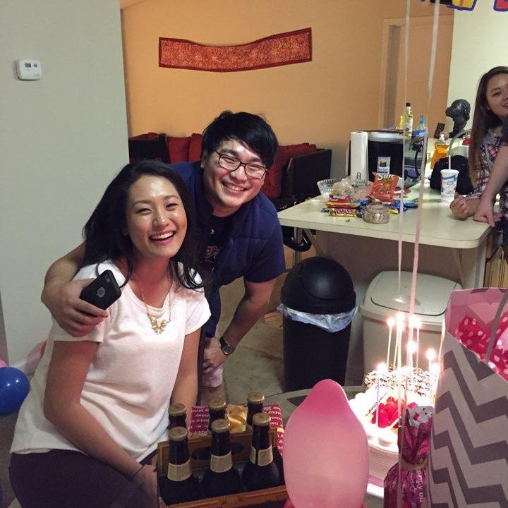 David threw me a surprise birthday party
