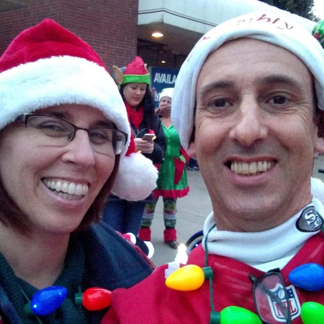 Christmas light parade with CVC