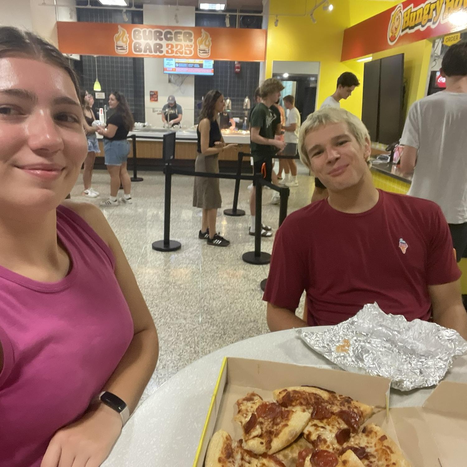 Many weekend visits and late night pizzas
