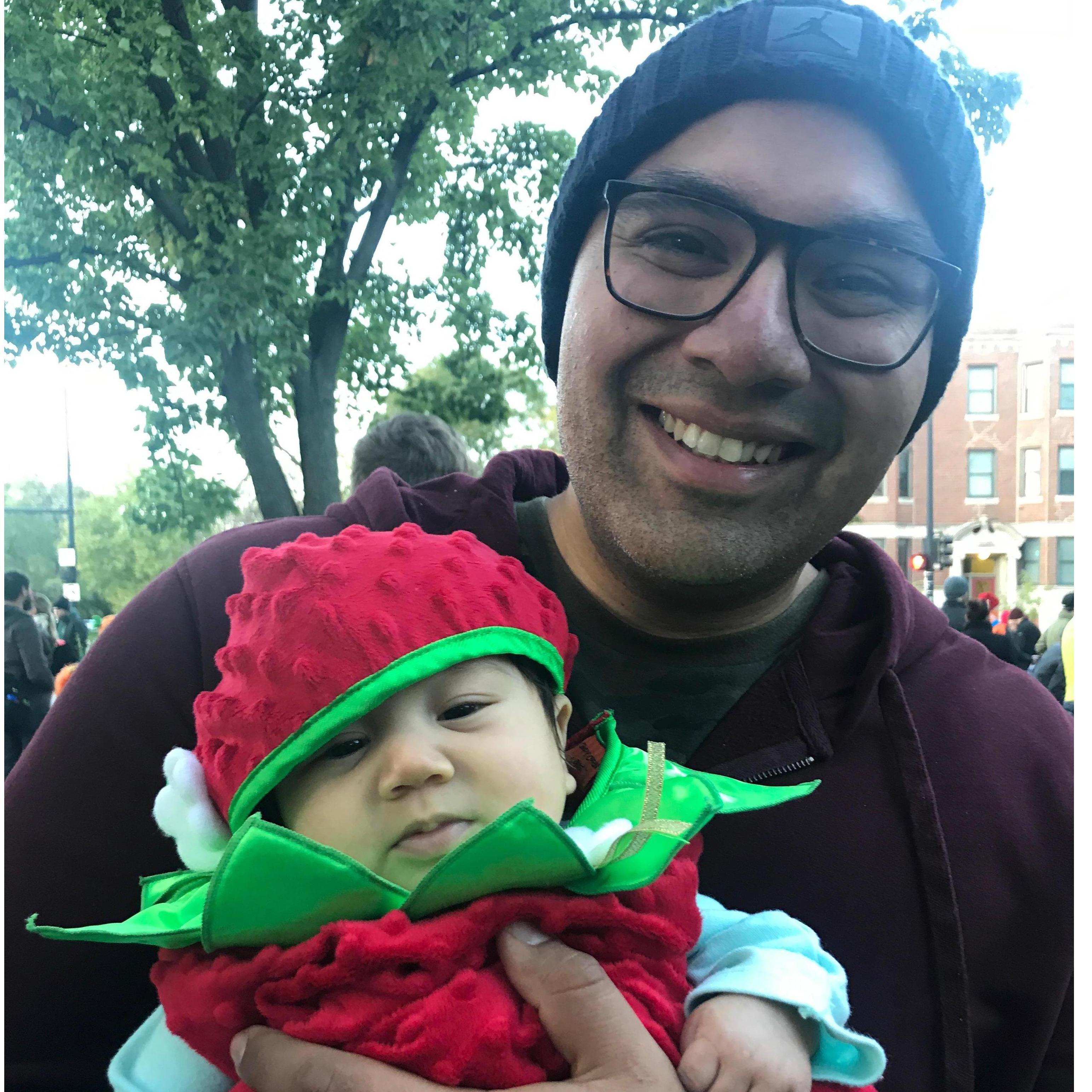 Addie's first halloween! Guess what she is?!?