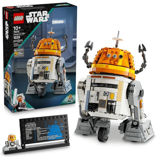 LEGO Star Wars: Ahsoka Chopper (C1-10P) Astromech Droid Set - Building Toy for Kids, Ages 10+ - Makes a for Boys and Girls - Model Kit and Room Decor Idea for Sci-Fi Adventure Fans - 75416