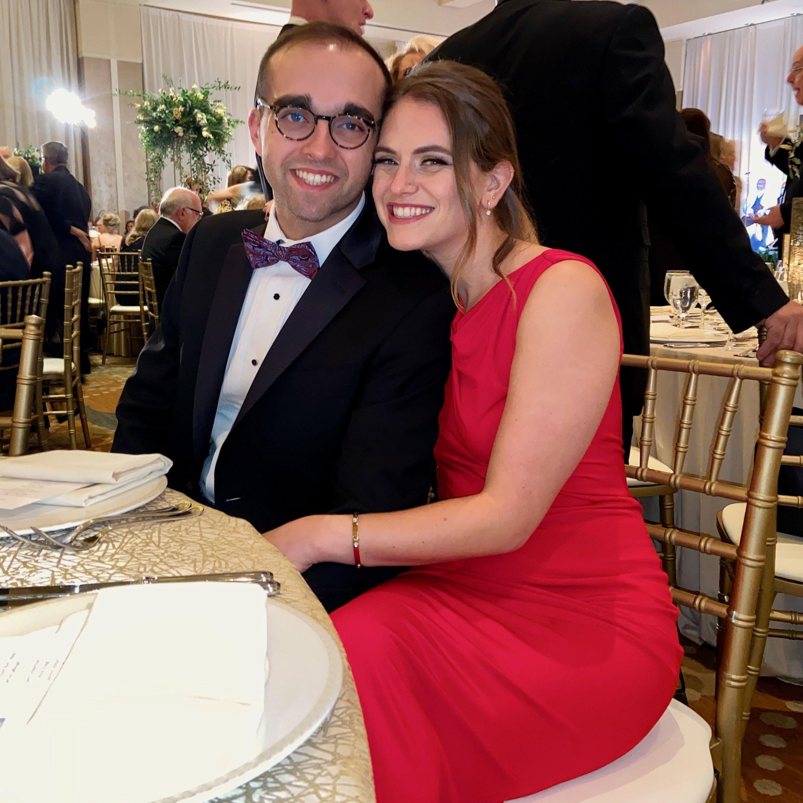 Our first wedding together, for Ross's cousin Gabriel and his wife Ali.