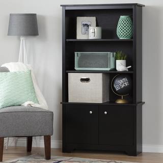 Vito 3-Shelf Bookcase with Doors