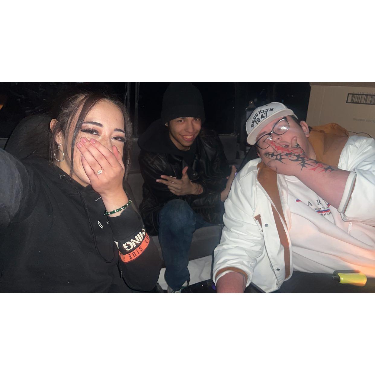 the night we made us offical!