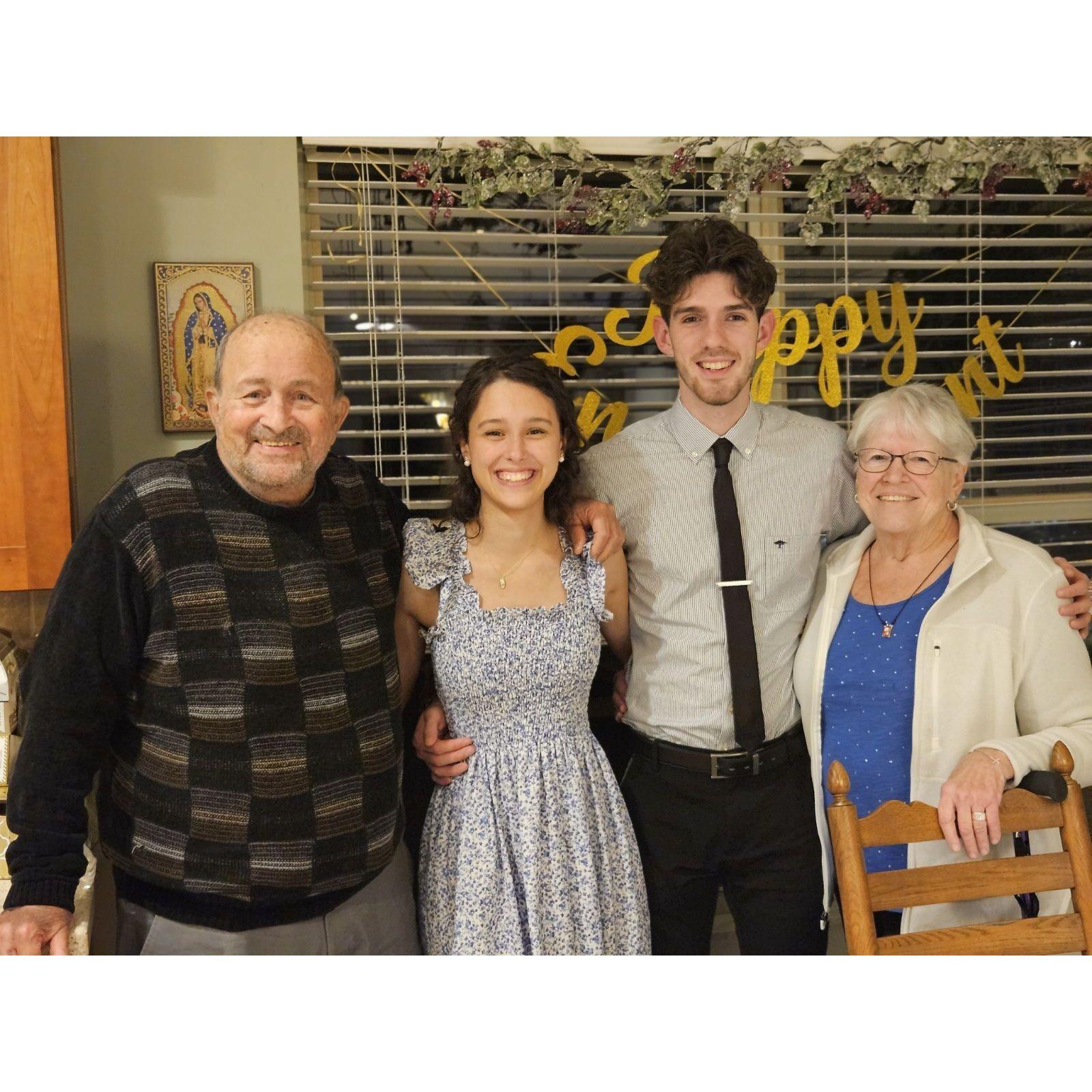 John + Natalie + Natalie's paternal grandparents