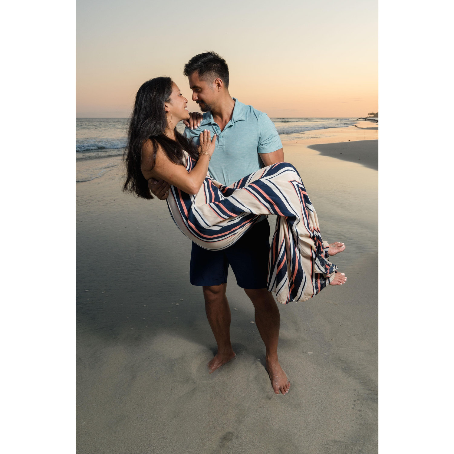 Our Engagement trip to Punta de Mita, Mexico... Alex swept Daphne off of her feet.....
