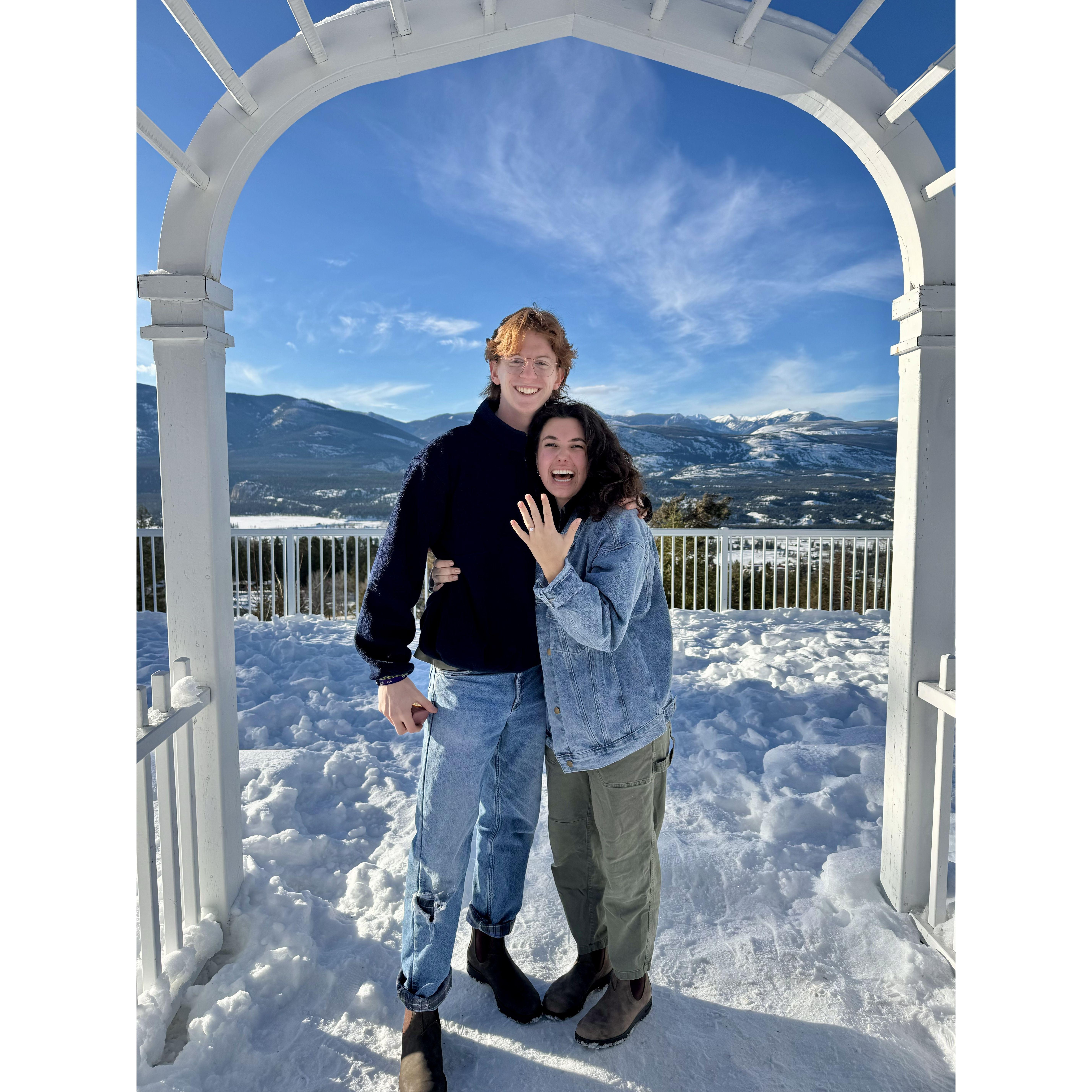 Right after I said YES!
