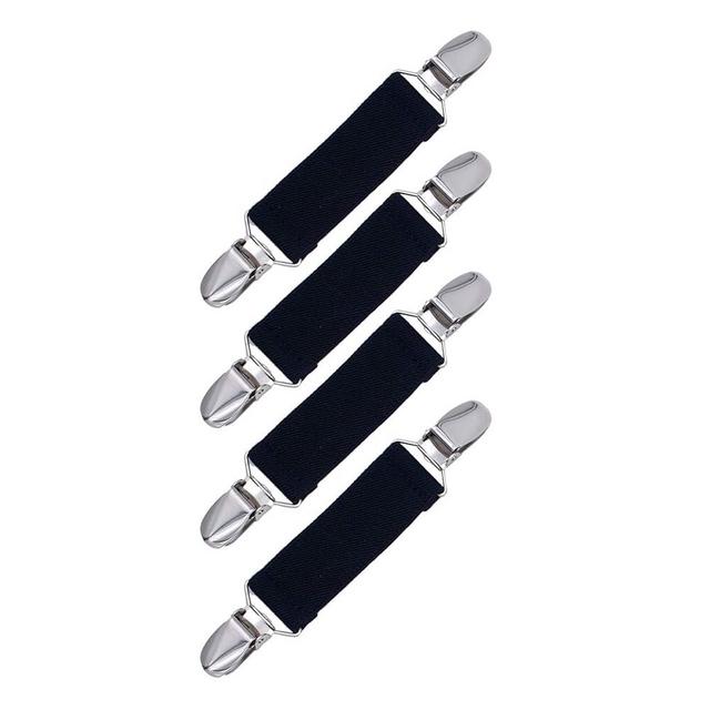 American Trends Elastic Mitten Clips Toddler Mitten and Glove Clips Stainless Steel Gloves Clips for Baby Kids Clothing Clips