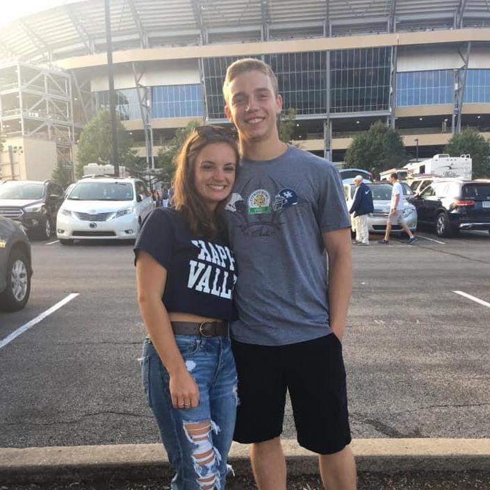 First PSU football game as a couple