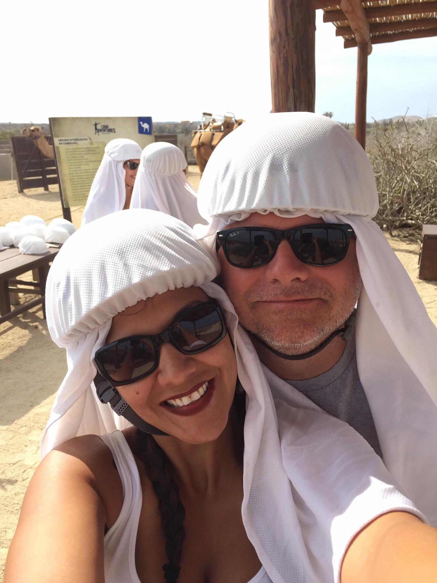 Camel Tour in Cabo, Mexico 2016. Coolest helmets ever!