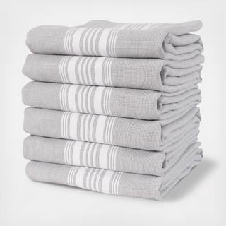 Strada Reversible Terry Kitchen Towel, Set of 6