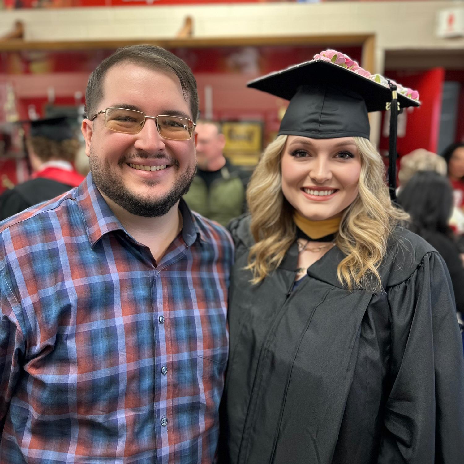 Hannah’s MSW graduation at Edinboro University!