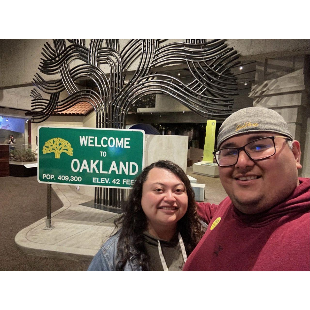 That's Oakland baby...