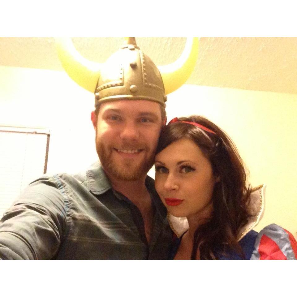 One of our first photos together - Halloween, 2012