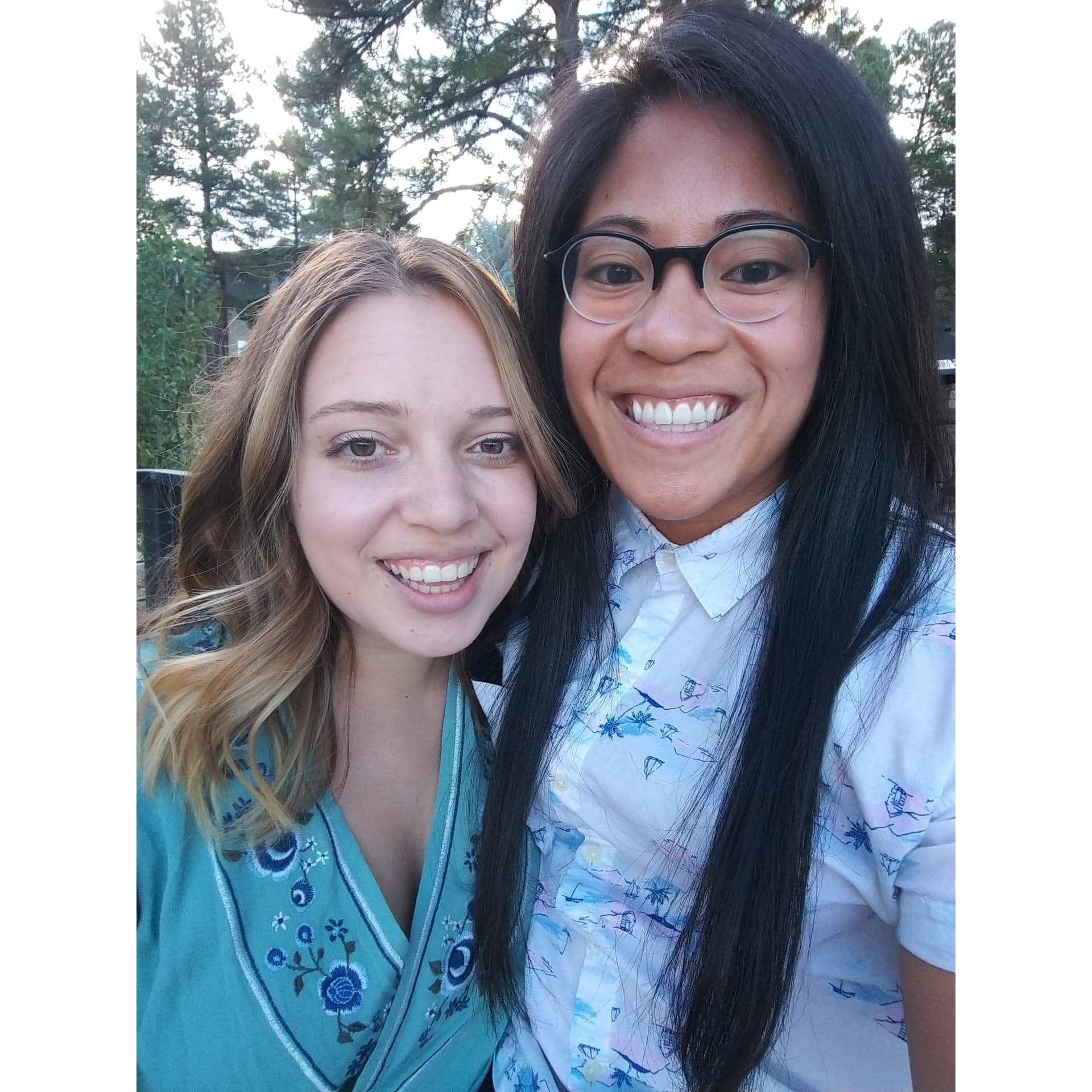 We visited all the trendy date night locations in Flagstaff and created our own blended wine this night in July 2018