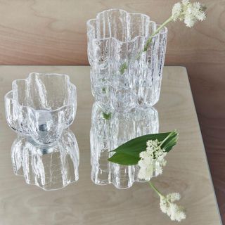 Contrast Crackle Vase