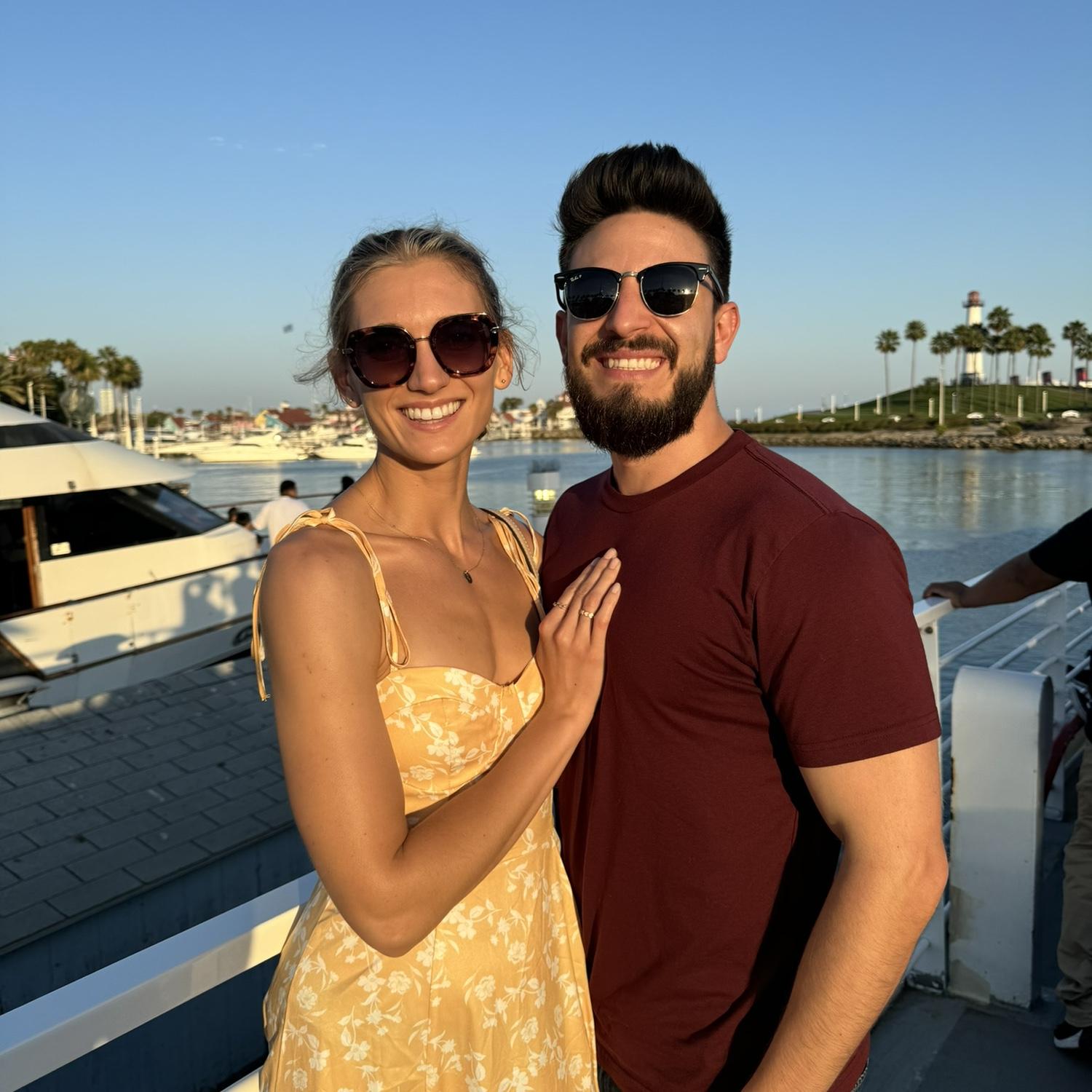 The aquarium of the pacific followed by a boat tour