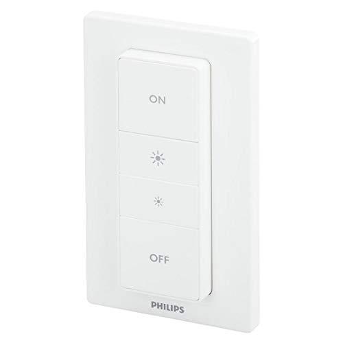Philips Hue Smart Dimmer Switch with Remote (Requires Hue Hub, Installation-Free, Smart Home, Exclusively for Philips Hue Smart Bulbs)