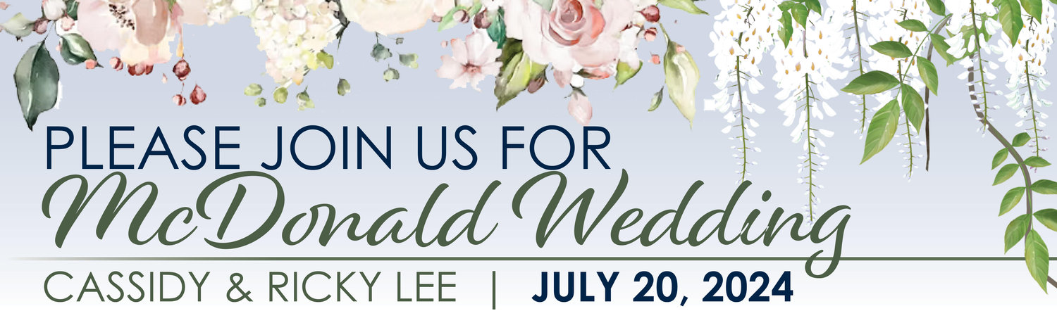 The Wedding Website of Cassidy Danielle Webb and Richard Lee McDonald, II