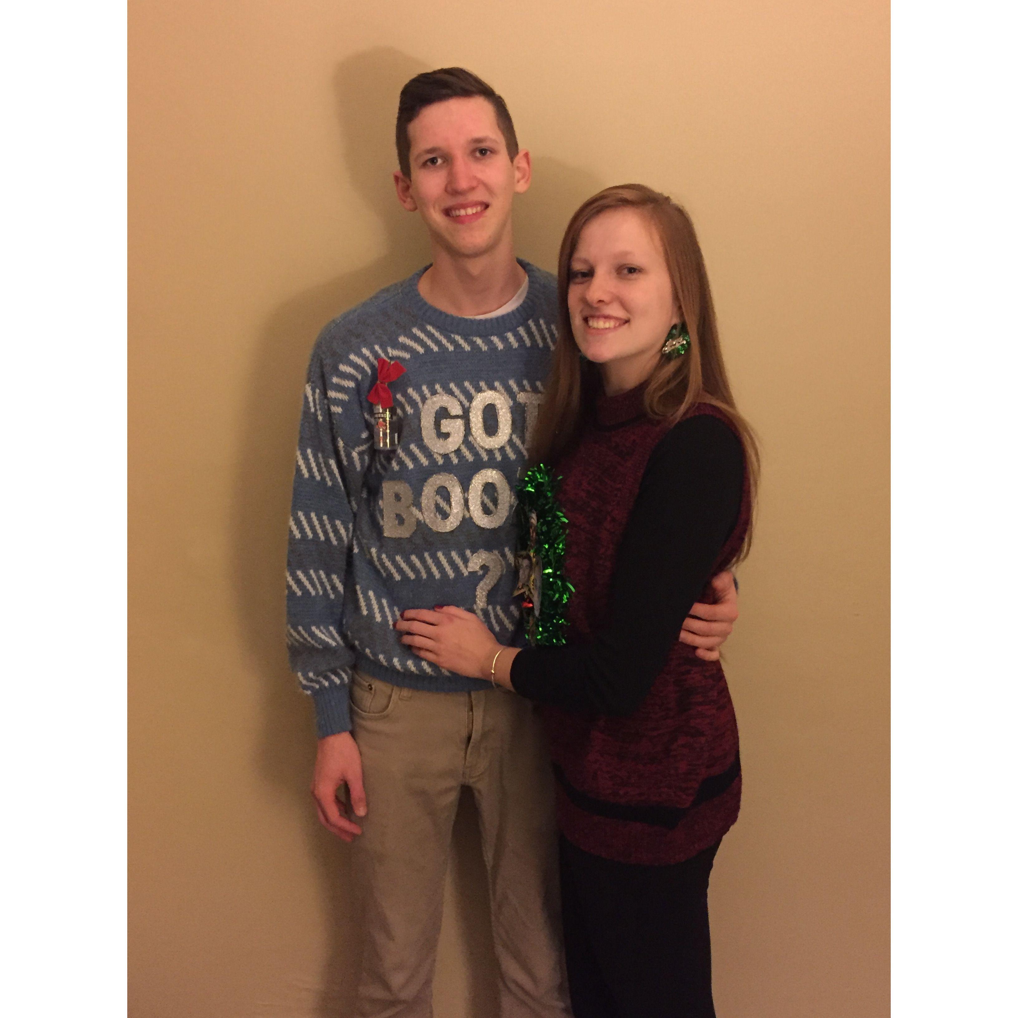 Ugly Christmas sweater party 2018!