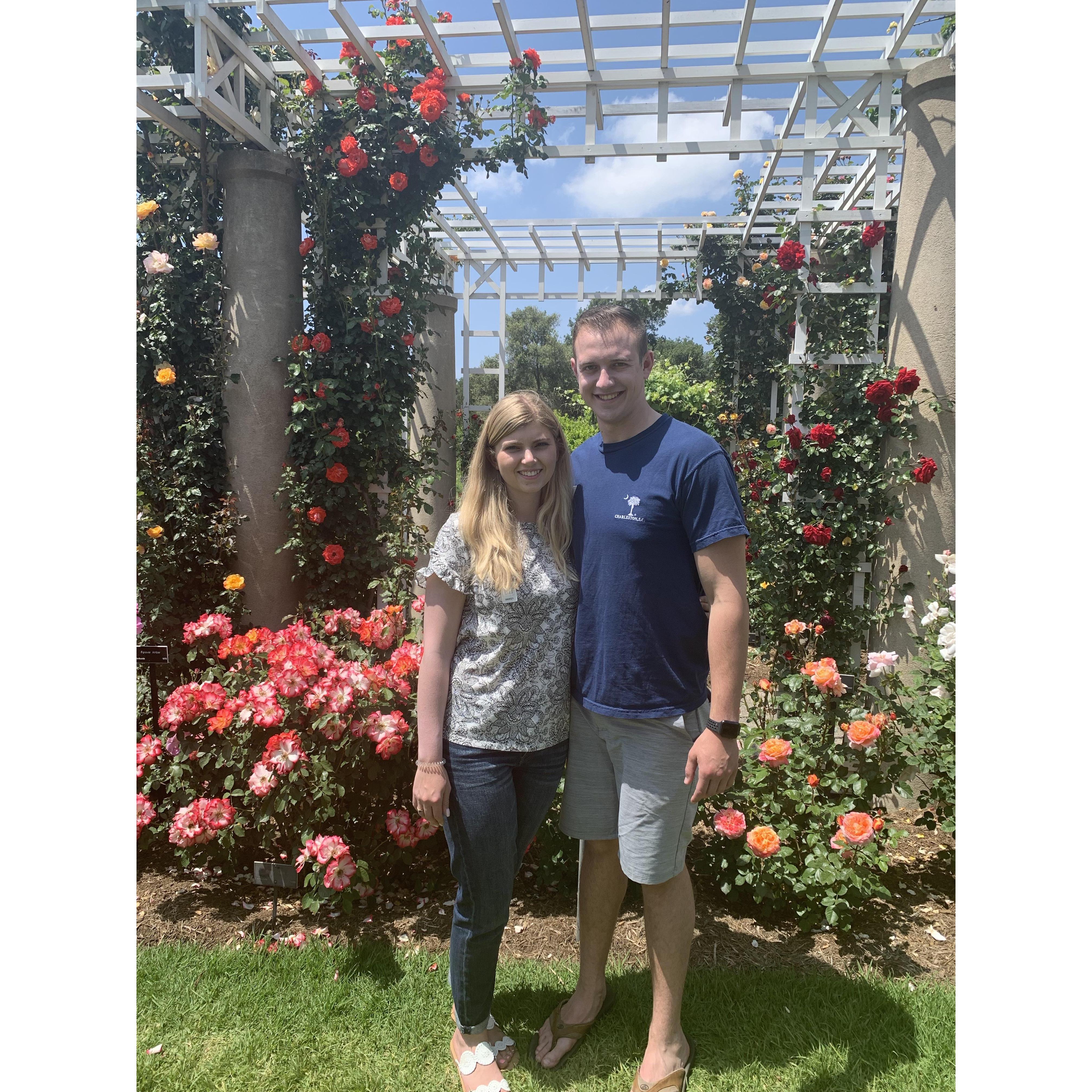 At Huntington Gardens in San Marino, CA.
