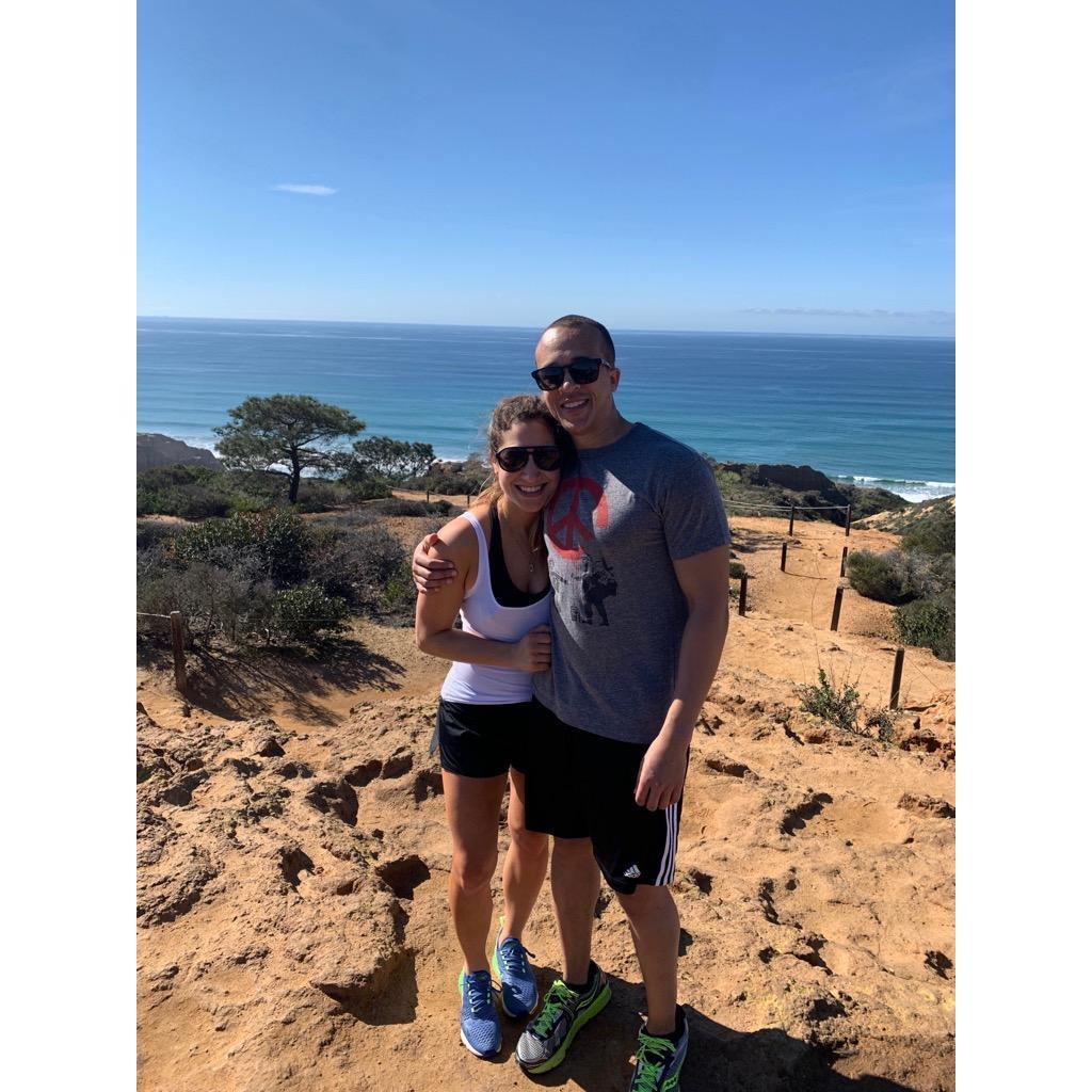 Taken at Torrey Pines in La Jolla, CA

Lauren took Dave into nature for a bit, who is not known for his enjoyment of nature walks.