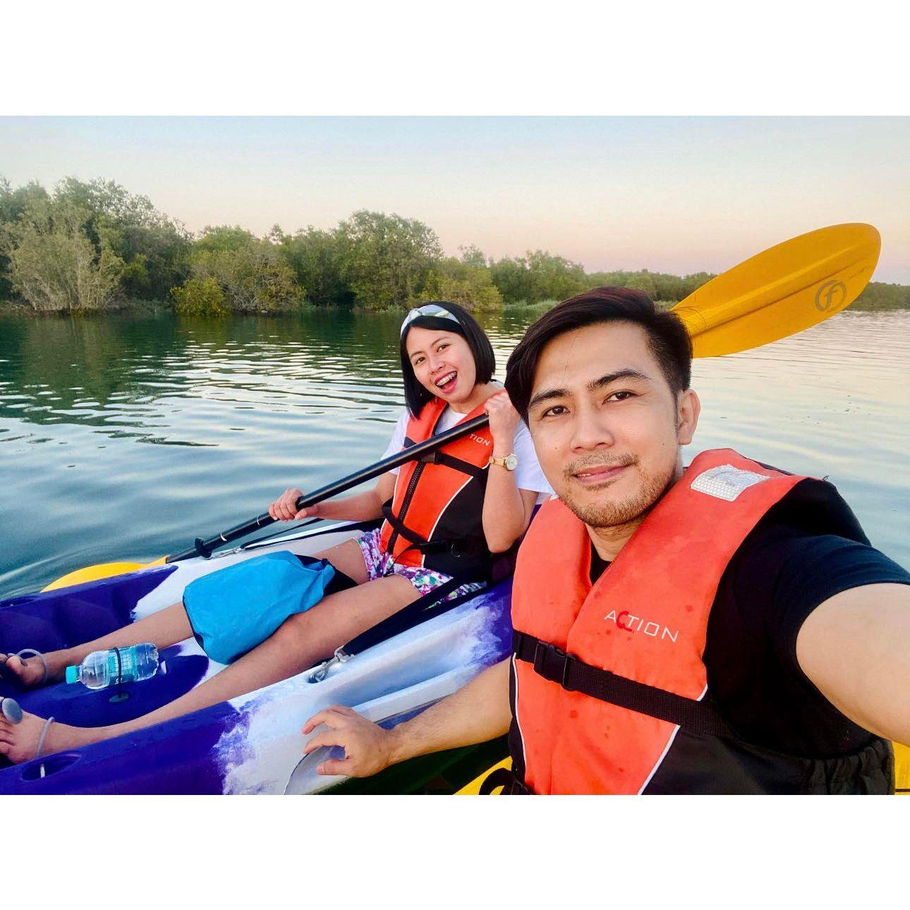 December 18, 2020 - Our first date at Anantara Eastern Mangroves, Abu Dhabi