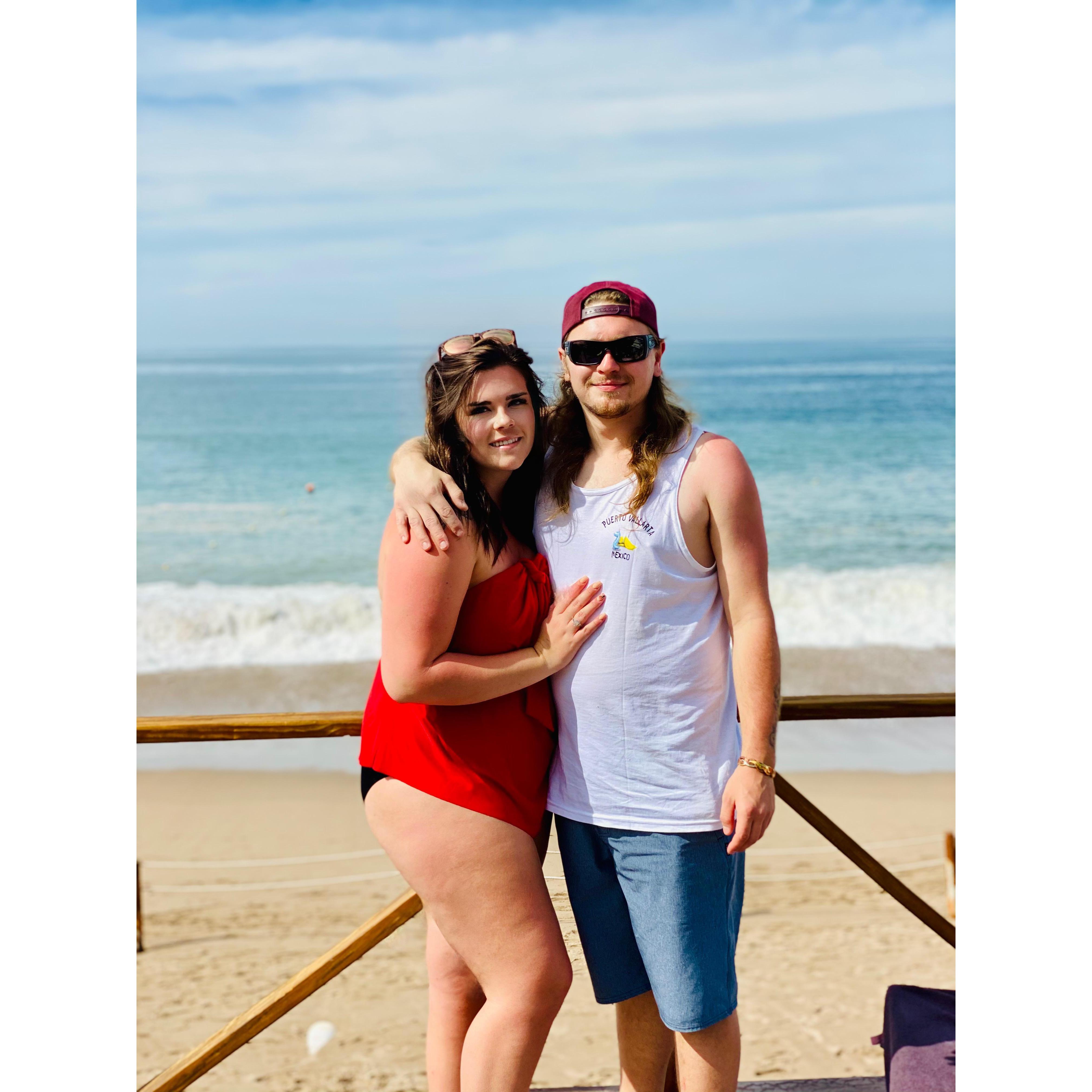 Background from the cabana we rented