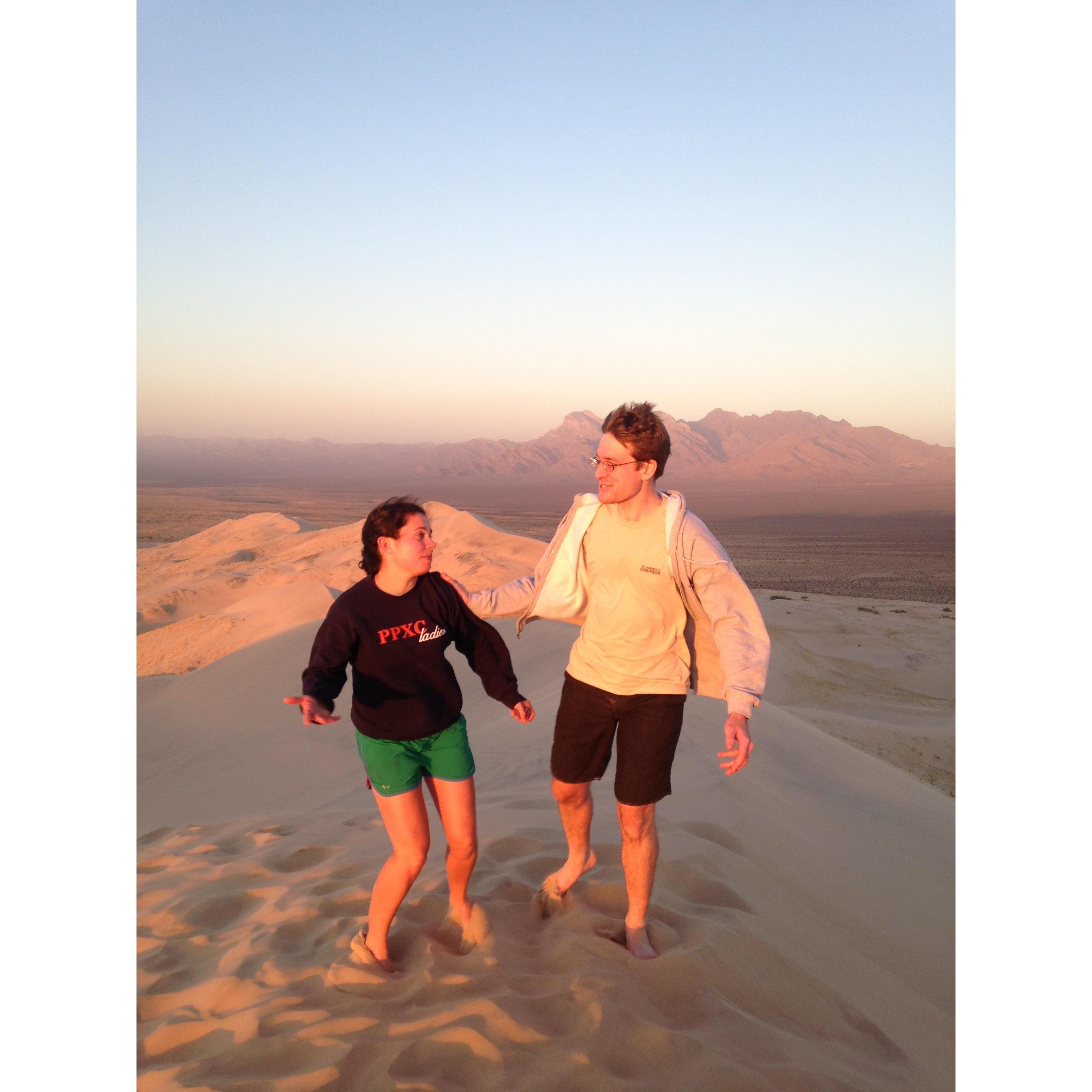 Sand dunes in the Mojave.