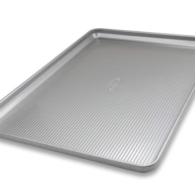 USA Pan Bakeware Heavy Duty Half Sheet, Warp Resistant Nonstick Baking Pan