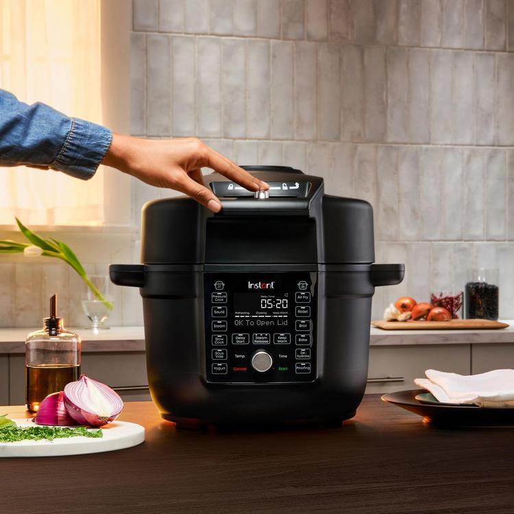 Auto-iQ 6 Qt. Silver Electric Multi-Cooker with Built-In Timer and
