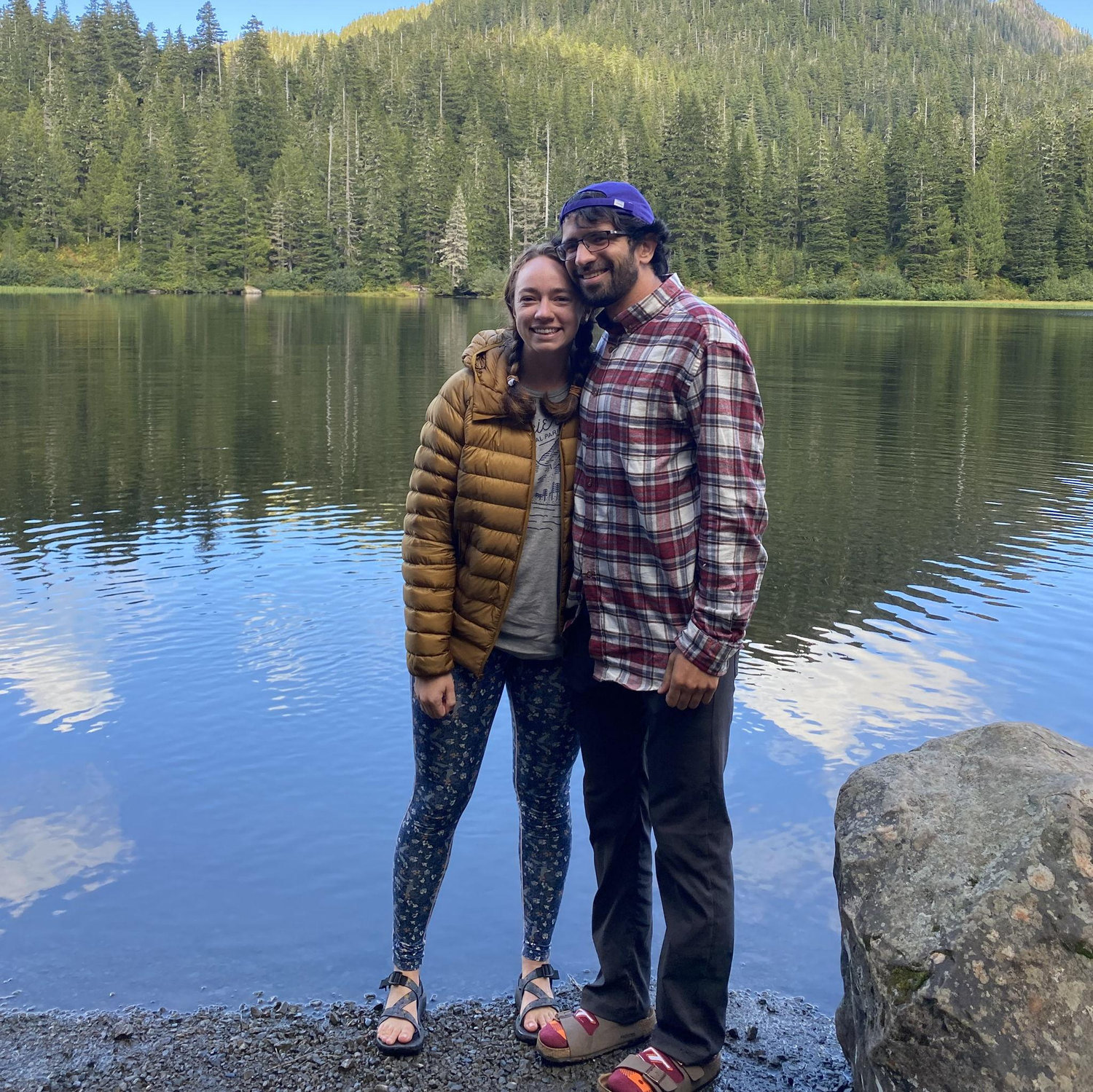 September 2021 - Zack visited Rachel several times after her move to Seattle and she took him on his first backpacking trip