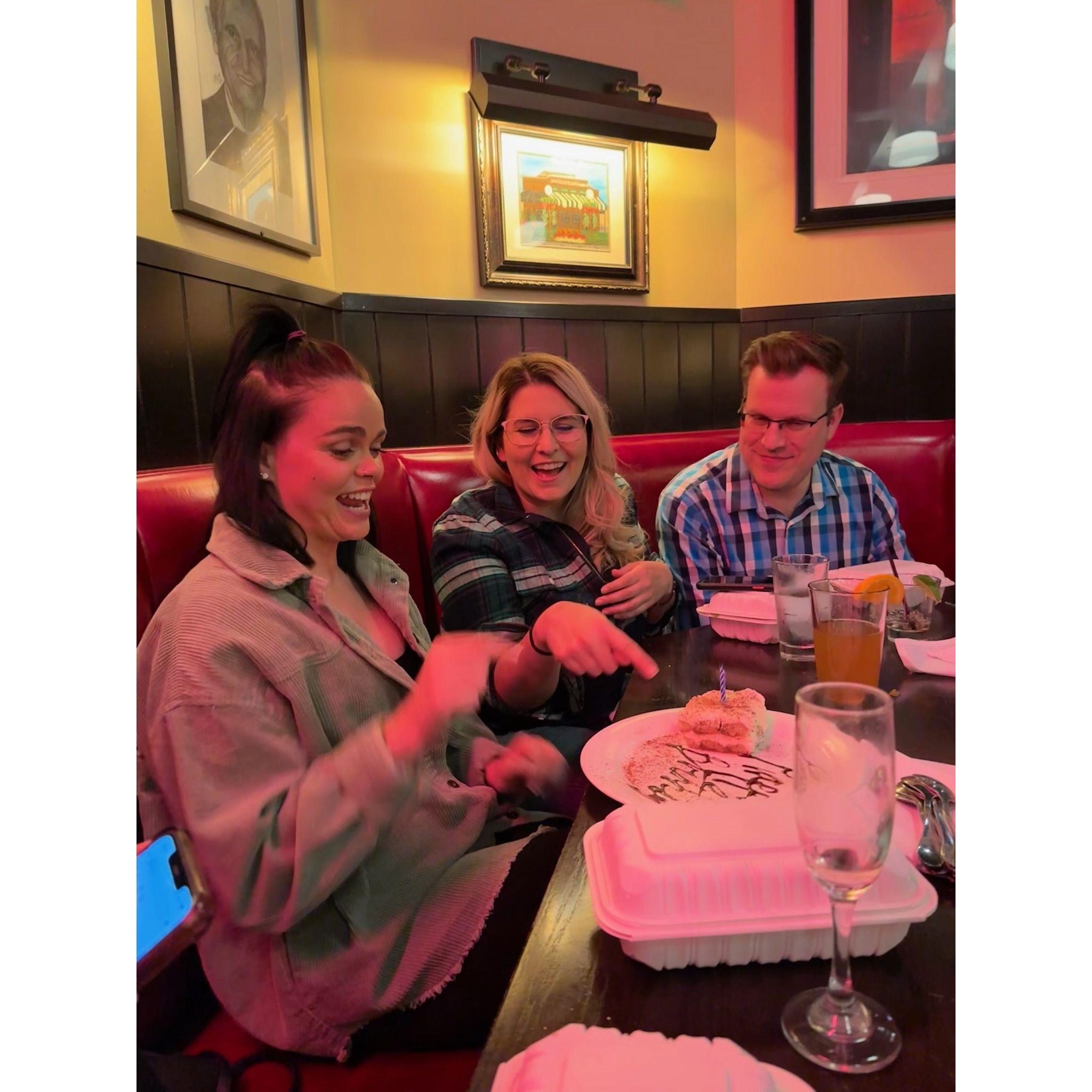 Julie's surprise birthday!