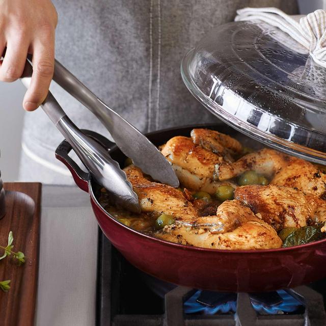 Staub Heritage All-Day Pan with Domed Glass Lid, 3.5 qt.