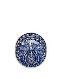 Dessert Plates Set Of 2 Big Pineapple Blu in Porcelain