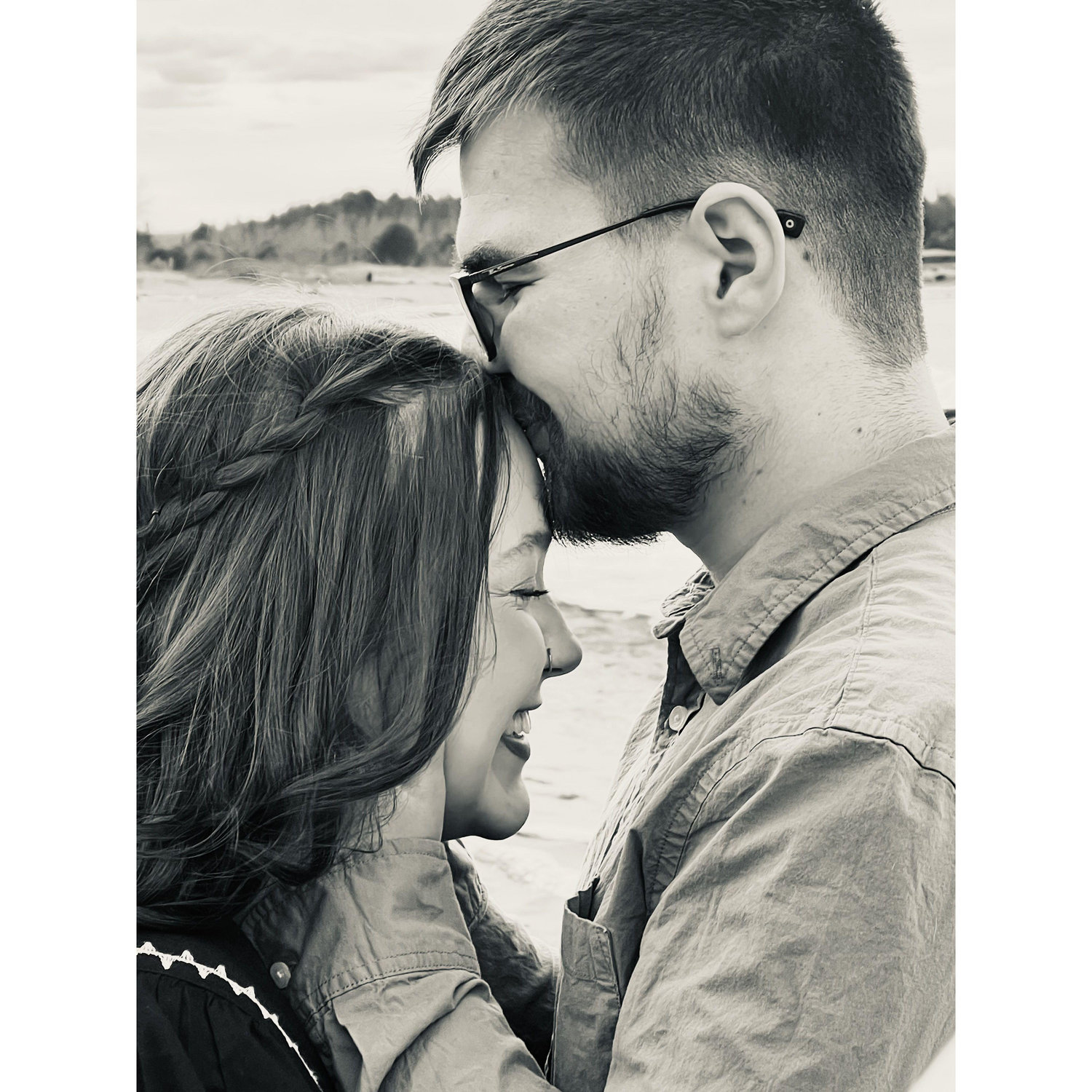 This picture was just moments before he proposed!