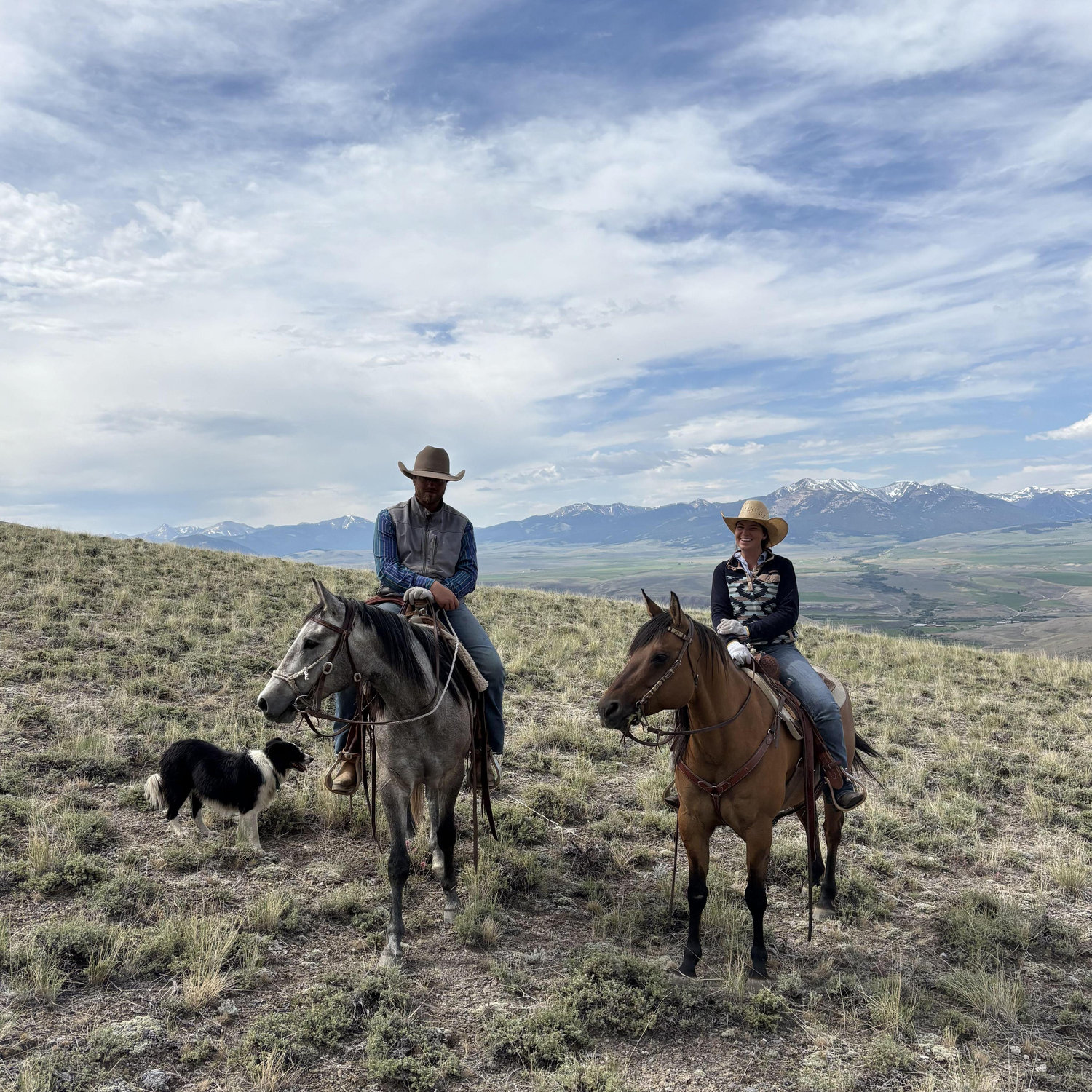Riding out of the little 8 mile and enjoying the views 6-26-25