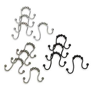 Moen® Double Shower Curtain Hooks (Set of 12)