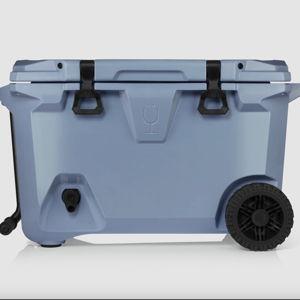 Brutank 55-Quart Rolling Cooler - Denim