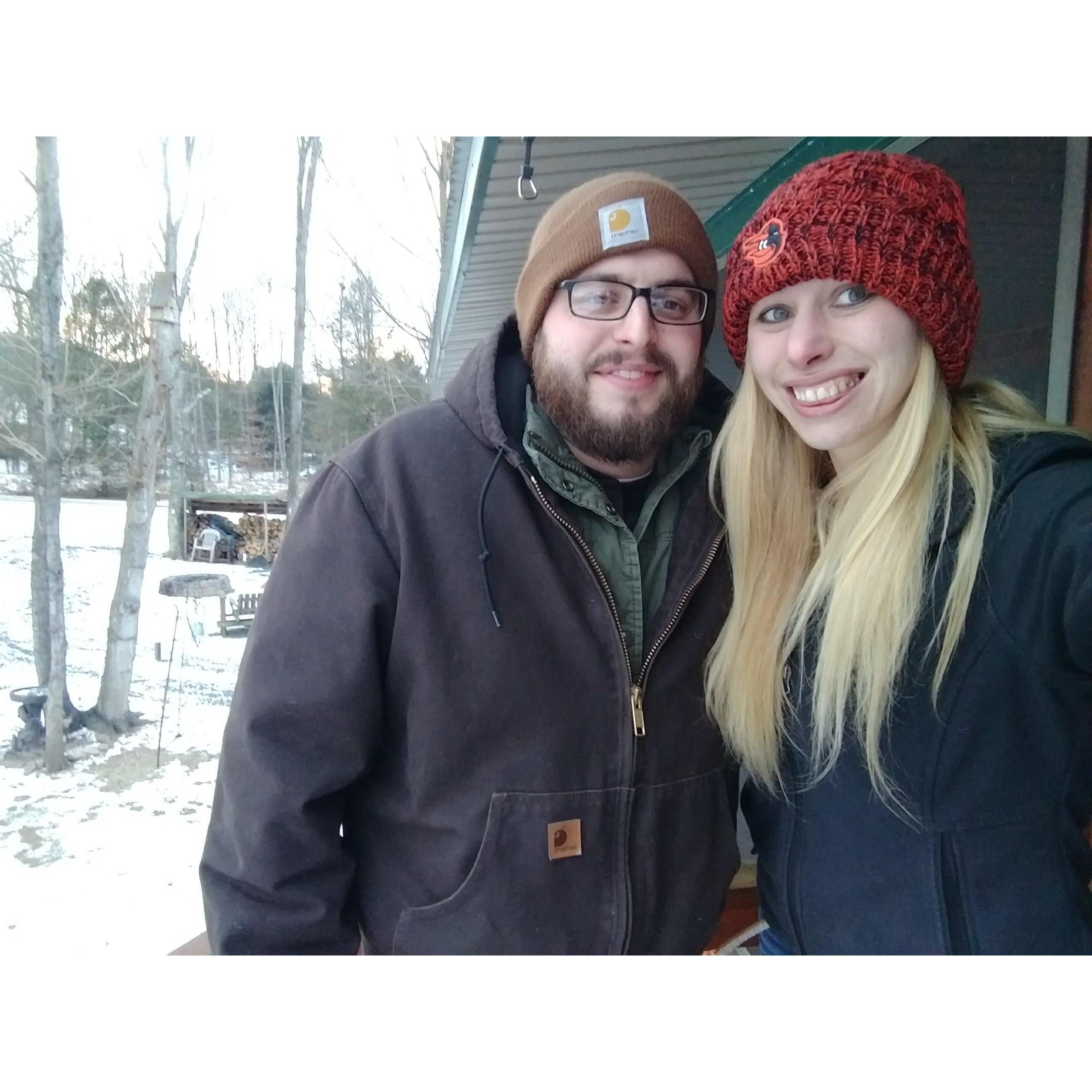 spending time with family in the mountains of Juniata County.
January 2018