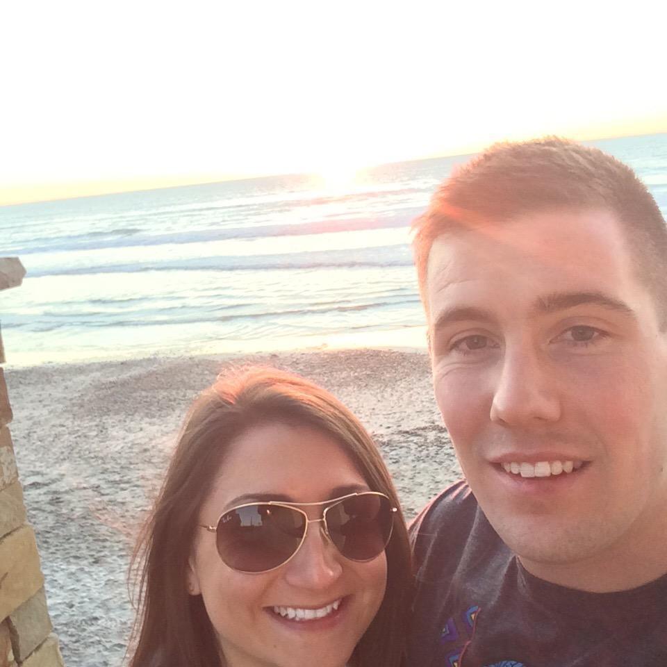 Our first vacation together in San Diego, California.