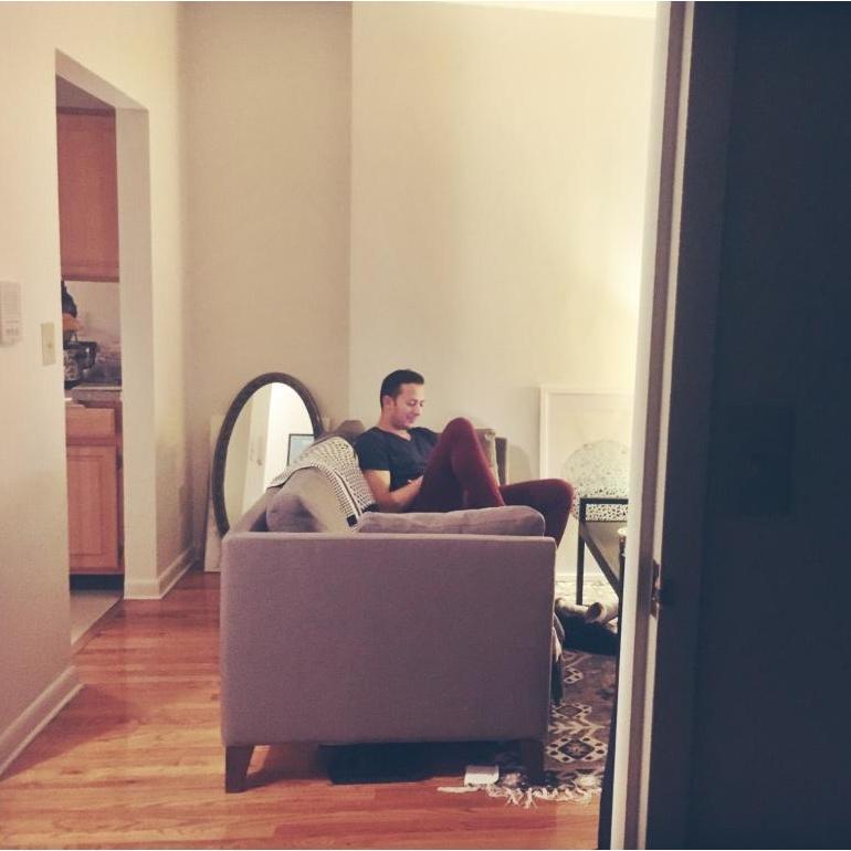 Our absolute favorite activity - being cozyyyy at home.