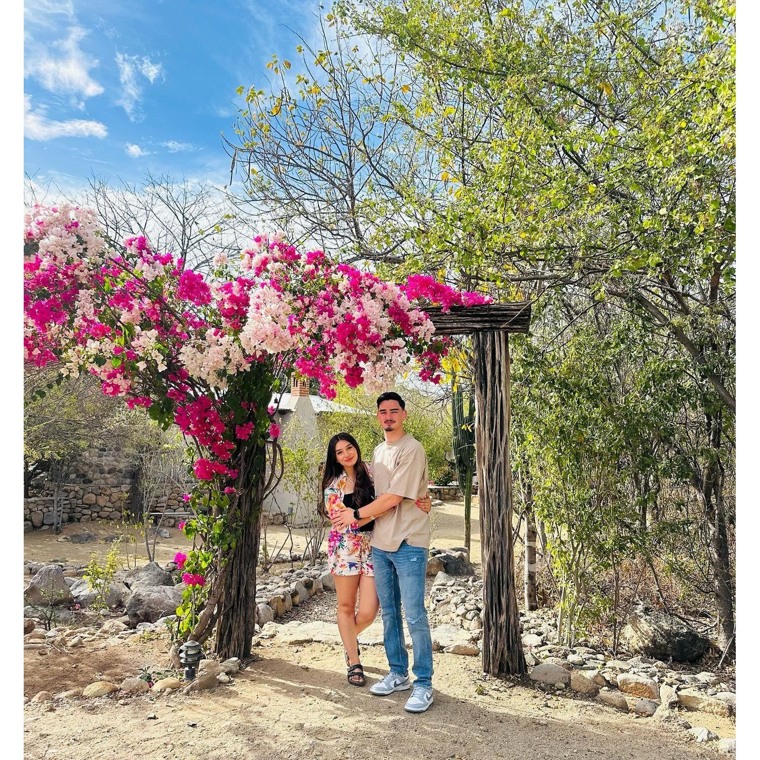 Our first time back to Alamos, Sonora after two years of dating.