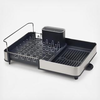 Extend™ Steel Expandable Dish Rack with Draining Spout