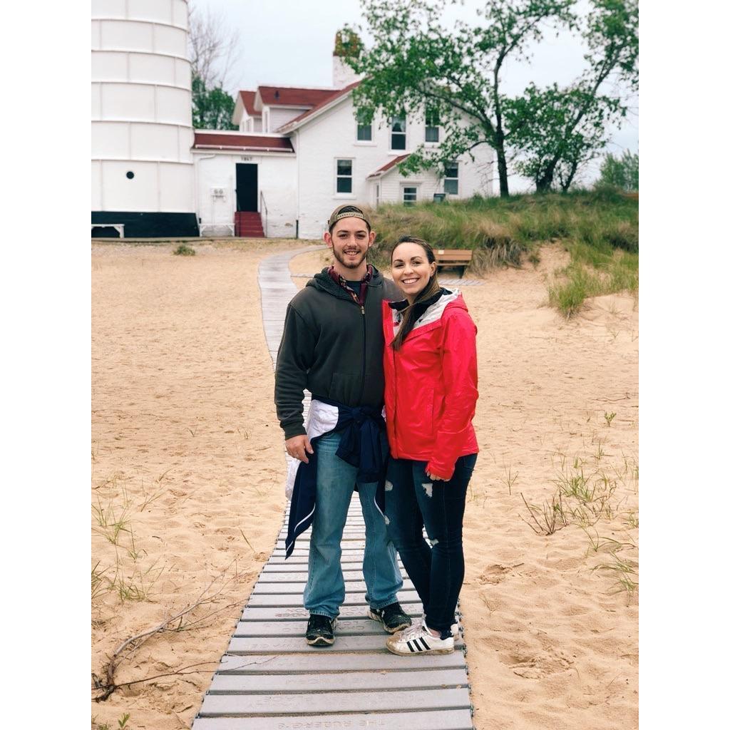 Our camping trip in Ludington State Park 2018
