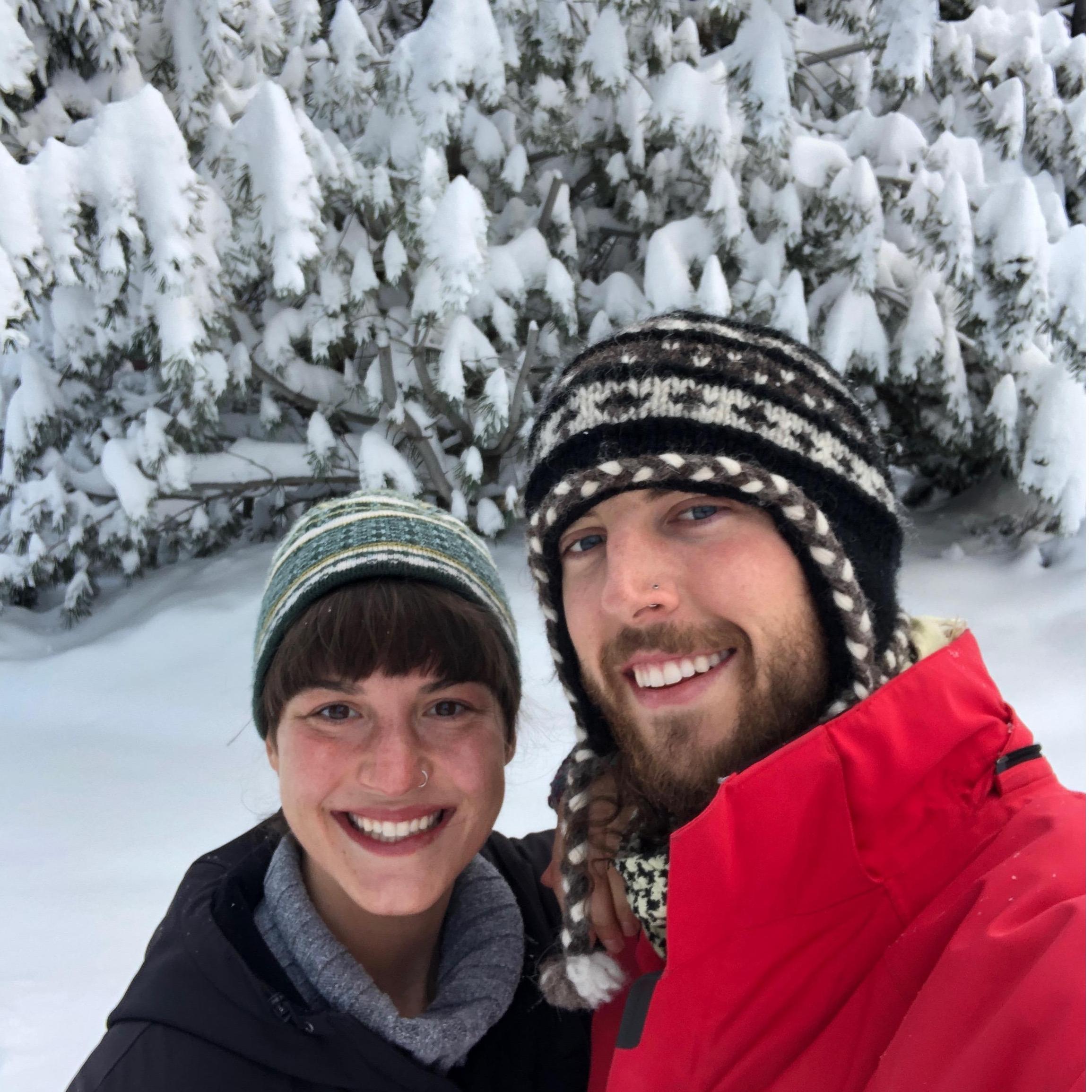 This picture was taken during our quest for a snow day beer, after mother nature delivered a hefty 3 ft. helping of snow onto our town. The beer was superb, and the company wan't bad either. 2.13.19