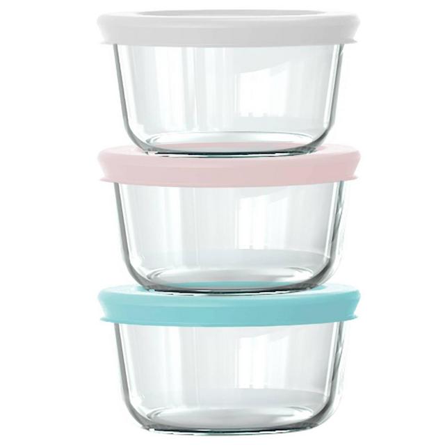 Pyrex 6pc 1c Round Food Storage Containers